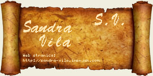 Sandra Vila vizit kartica